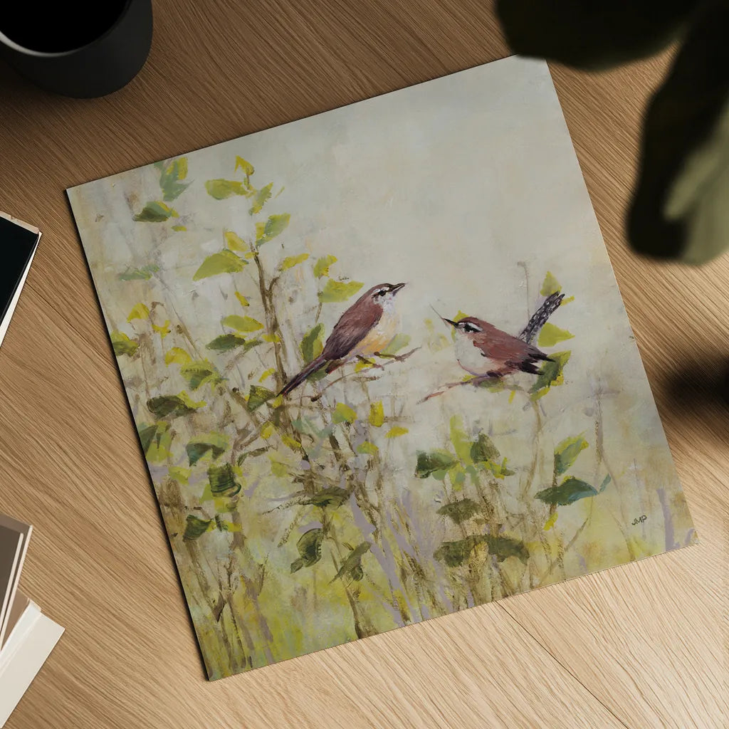 Song of Spring II by Julia Purinton. Shown as a detailed flat fine art print, highlighting archival giclee quality. Available as an archival giclee rolled canvas, fine art paper, or poster print. SKU 97985a.