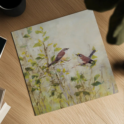 Song of Spring II by Julia Purinton. Shown as a detailed flat fine art print, highlighting archival giclee quality. Available as an archival giclee rolled canvas, fine art paper, or poster print. SKU 97985a.