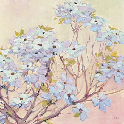 Spring Dogwood II by Julia Purinton. SKU 18083a. Archival Giclee Fine art print for wall decor.