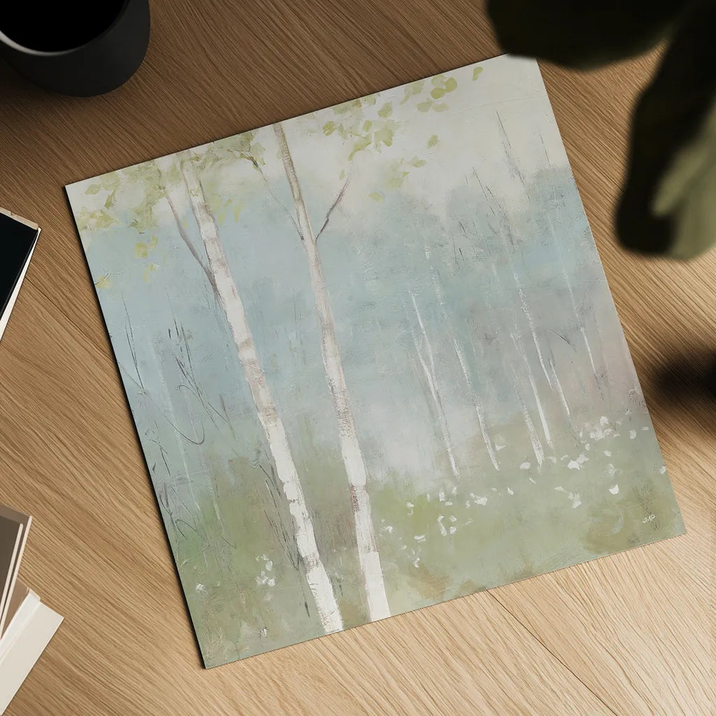 Spring Fling I Cool by Julia Purinton. Shown as a detailed flat fine art print, highlighting archival giclee quality. Available as an archival giclee rolled canvas, fine art paper, or poster print. SKU 30211a.