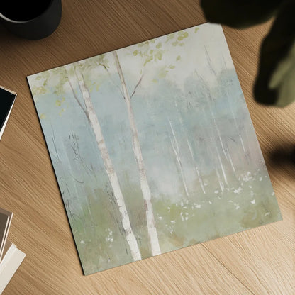 Spring Fling I Cool by Julia Purinton. Shown as a detailed flat fine art print, highlighting archival giclee quality. Available as an archival giclee rolled canvas, fine art paper, or poster print. SKU 30211a.