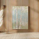 Spring Fling I Cool Crop by Julia Purinton. shown as over sized large wall art. Available as an archival giclee rolled canvas, fine art paper, or poster print. SKU 30211h.