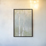 Spring Fling I Cool Crop by Julia Purinton. shown as a paper print in a black flame. Available as a archival giclee rolled canvas, fine art paper, or poster print. SKU 30211h.