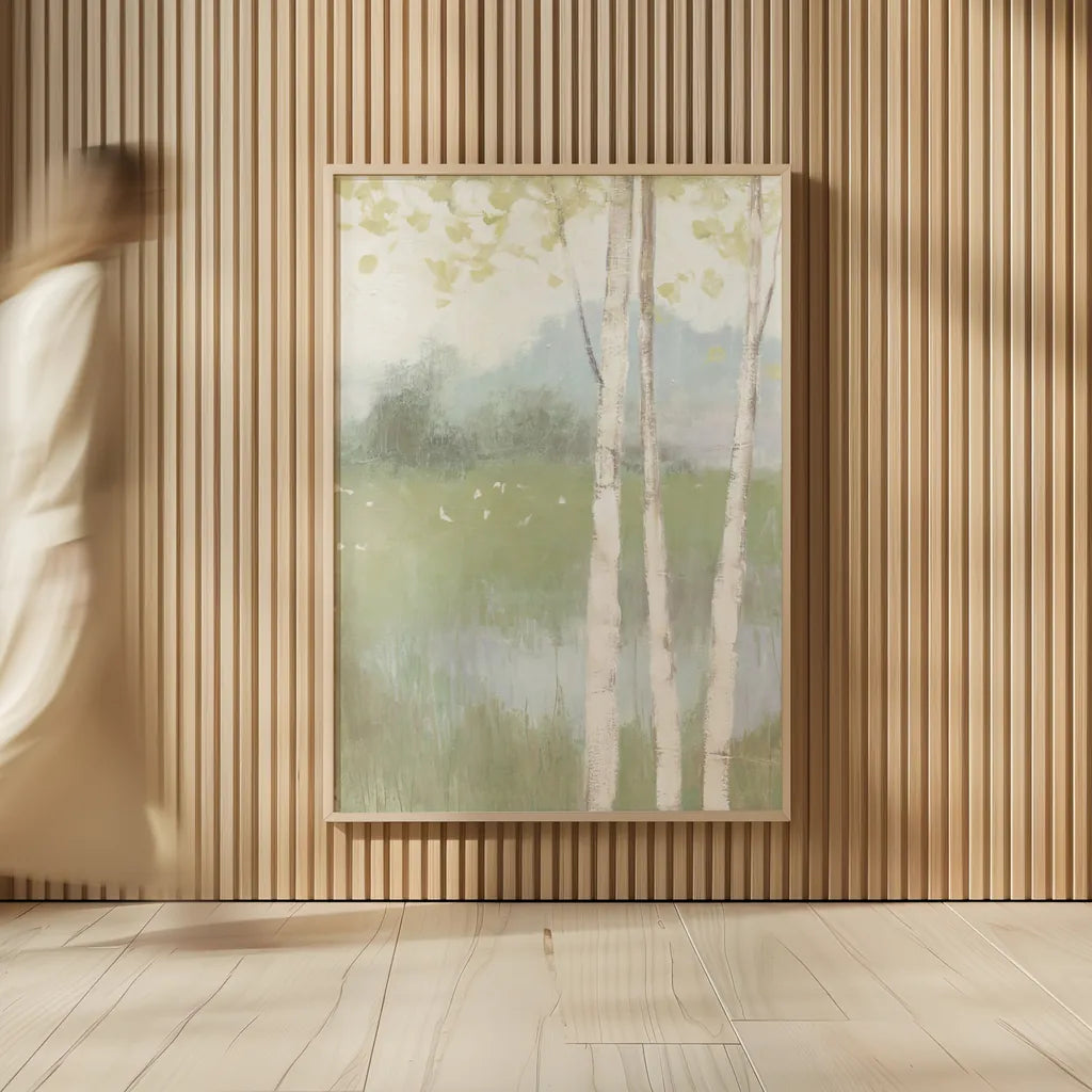 Spring Fling II Cool Crop by Julia Purinton. shown as over sized large wall art. Available as an archival giclee rolled canvas, fine art paper, or poster print. SKU 30212h.