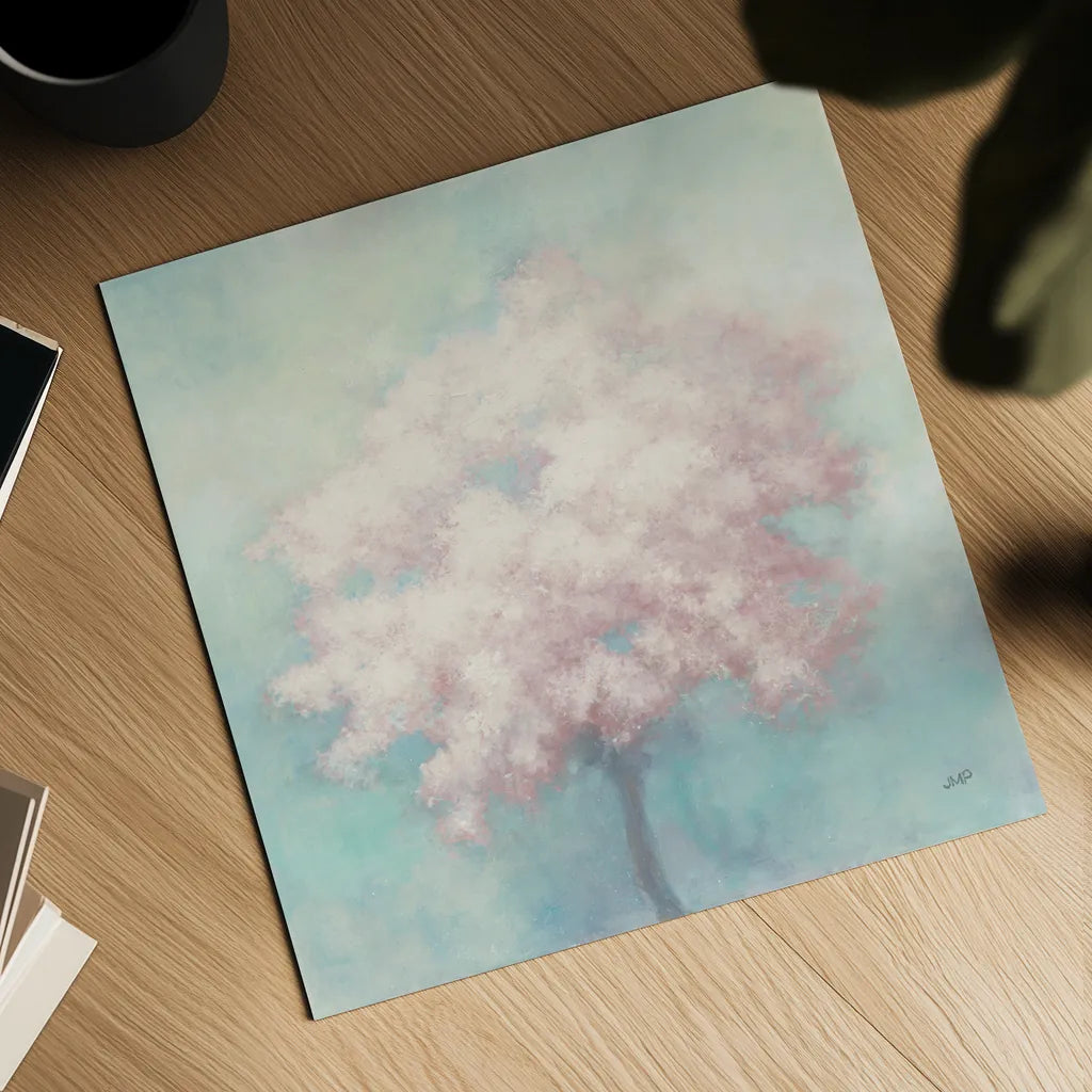 Spring Hope Blush by Julia Purinton. Shown as a detailed flat fine art print, highlighting archival giclee quality. Available as an archival giclee rolled canvas, fine art paper, or poster print. SKU 64596a.