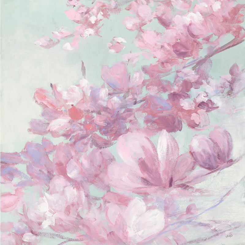 Spring Magnolia II by Julia Purinton. SKU 63246a. Archival Giclee Fine art print for wall decor.