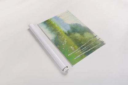 Spring Midst by Julia Purinton. shown as a rolled paper print. Available as archival giclee rolled canvas, fine art paper, or poster print. SKU 23805i.