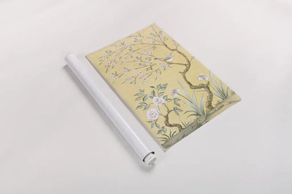 Spring Mural I by Julia Purinton. shown as a rolled paper print. Available as archival giclee rolled canvas, fine art paper, or poster print. SKU 60421h.