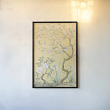 Spring Mural I by Julia Purinton. shown as a paper print in a black flame. Available as a archival giclee rolled canvas, fine art paper, or poster print. SKU 60421h.