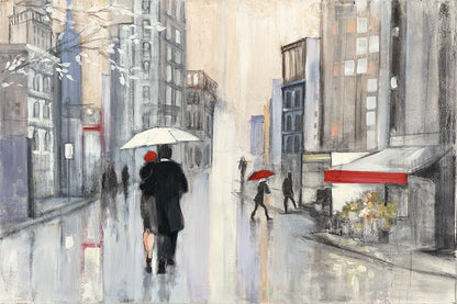 Spring Rain New York by Julia Purinton. SKU 18213i. Archival Giclee Fine art print for wall decor.