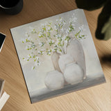 Spring Still Life by Julia Purinton. Shown as a detailed flat fine art print, highlighting archival giclee quality. Available as an archival giclee rolled canvas, fine art paper, or poster print. SKU 78030a.