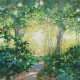 Spring Walk by Julia Purinton. SKU 94972a. Archival Giclee Fine art print for wall decor.