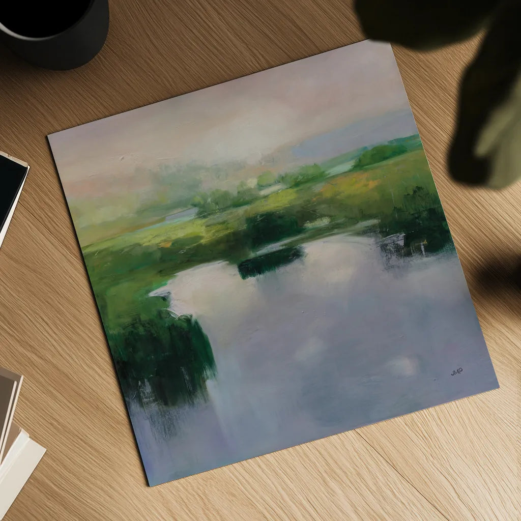 Still Water by Julia Purinton. Shown as a detailed flat fine art print, highlighting archival giclee quality. Available as an archival giclee rolled canvas, fine art paper, or poster print. SKU 82637a.