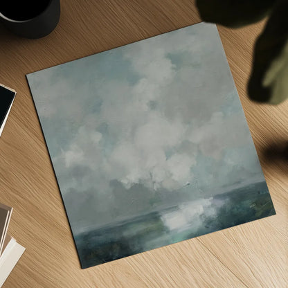 Stormy Cloudscape by Julia Purinton. Shown as a detailed flat fine art print, highlighting archival giclee quality. Available as an archival giclee rolled canvas, fine art paper, or poster print. SKU 89287a.