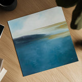 Subtle Sea by Julia Purinton. Shown as a detailed flat fine art print, highlighting archival giclee quality. Available as an archival giclee rolled canvas, fine art paper, or poster print. SKU 78367a.