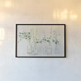 Summer Cuttings III Green Crop by Julia Purinton. shown as a paper print in a black flame. Available as a archival giclee rolled canvas, fine art paper, or poster print. SKU 54530i.