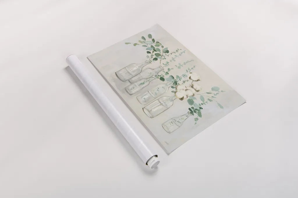 Summer Cuttings III v2 by Julia Purinton. shown as a rolled paper print. Available as archival giclee rolled canvas, fine art paper, or poster print. SKU 45384i.