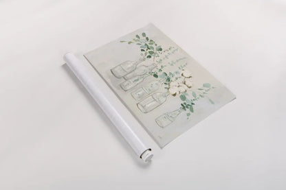 Summer Cuttings III v2 by Julia Purinton. shown as a rolled paper print. Available as archival giclee rolled canvas, fine art paper, or poster print. SKU 45384i.