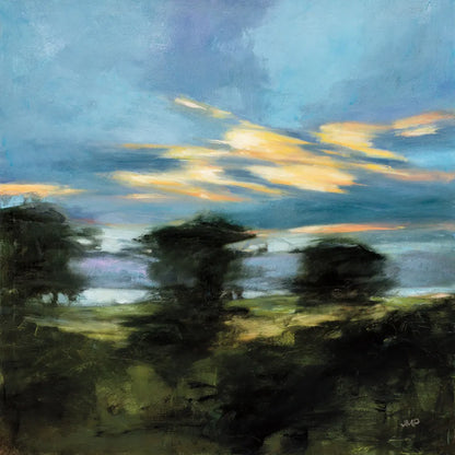 Summer Dusk by Julia Purinton. SKU 83844a. Archival Giclee Fine art print for wall decor.