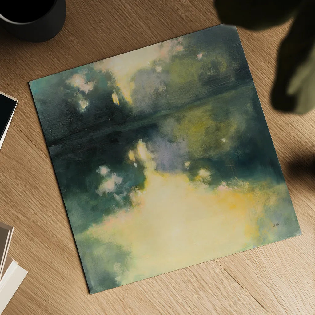 Summer Glow by Julia Purinton. Shown as a detailed flat fine art print, highlighting archival giclee quality. Available as an archival giclee rolled canvas, fine art paper, or poster print. SKU 88399a.