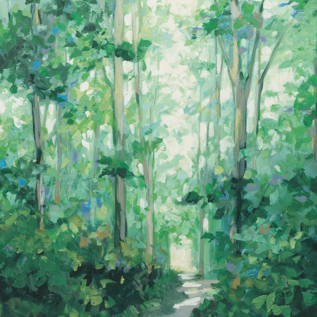 Summer Path v2 Sq by Julia Purinton. SKU 95194a. Archival Giclee Fine art print for wall decor.