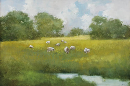 Sun Grazing by Julia Purinton. SKU 90243i. Archival Giclee Fine art print for wall decor.