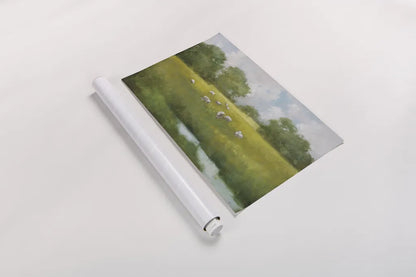 Sun Grazing by Julia Purinton. shown as a rolled paper print. Available as archival giclee rolled canvas, fine art paper, or poster print. SKU 90243i.