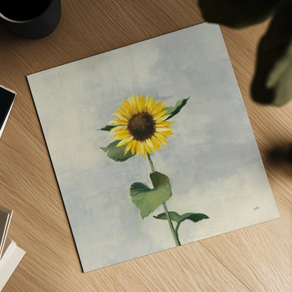 Sunny Blooms II by Julia Purinton. Shown as a detailed flat fine art print, highlighting archival giclee quality. Available as an archival giclee rolled canvas, fine art paper, or poster print. SKU 62196a.