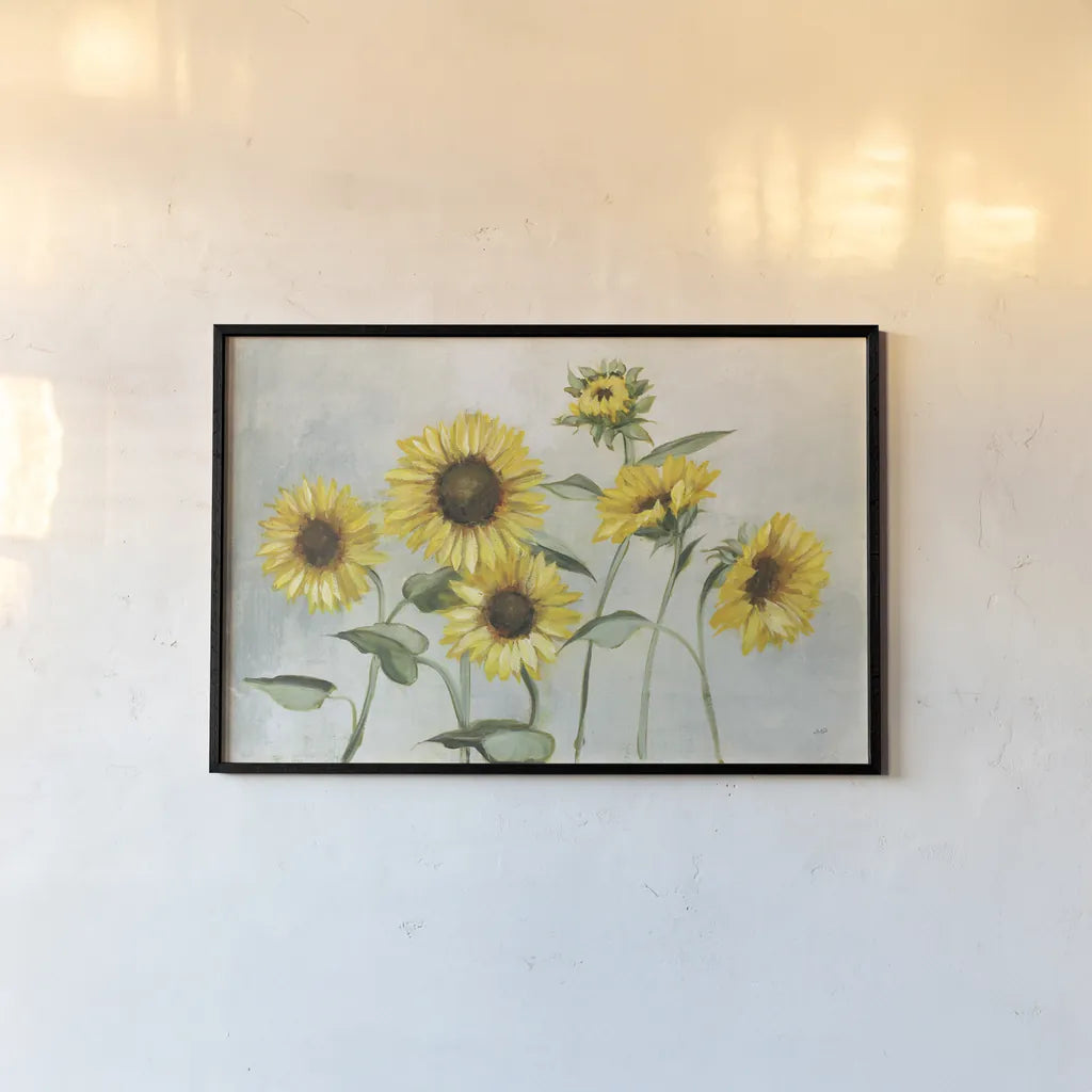 Sunny Day by Julia Purinton. shown as a paper print in a black flame. Available as a archival giclee rolled canvas, fine art paper, or poster print. SKU 62194i.