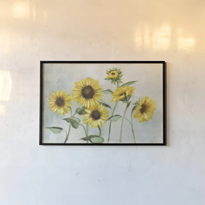 Sunny Day by Julia Purinton. shown as a paper print in a black flame. Available as a archival giclee rolled canvas, fine art paper, or poster print. SKU 62194i.