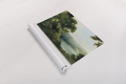 Sylvan View by Julia Purinton. shown as a rolled paper print. Available as archival giclee rolled canvas, fine art paper, or poster print. SKU 67931i.