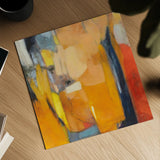 Tangerine Crush by Julia Purinton. Shown as a detailed flat fine art print, highlighting archival giclee quality. Available as an archival giclee rolled canvas, fine art paper, or poster print. SKU 87781a.