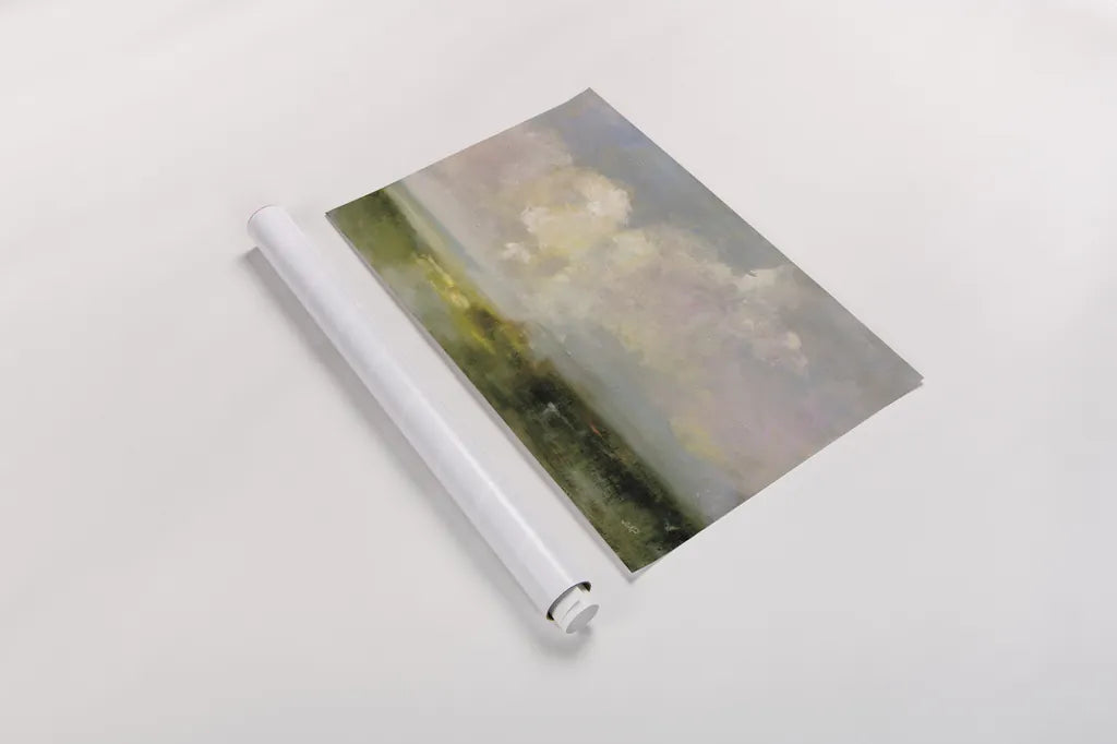 Thoughtful by Julia Purinton. shown as a rolled paper print. Available as archival giclee rolled canvas, fine art paper, or poster print. SKU 83845i.