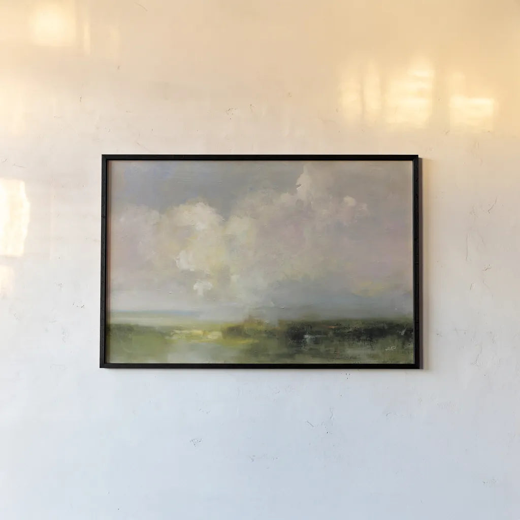 Thoughtful by Julia Purinton. shown as a paper print in a black flame. Available as a archival giclee rolled canvas, fine art paper, or poster print. SKU 83845i.