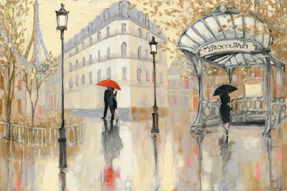 To the Metro by Julia Purinton. SKU 30530i. Archival Giclee Fine art print for wall decor.