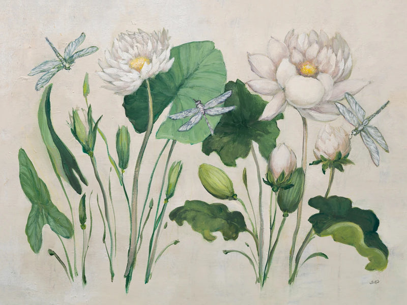 Tranquil Lilies by Julia Purinton