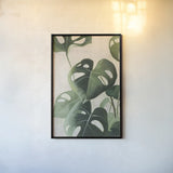 Tropical Study IV Crop by Julia Purinton. shown as a paper print in a black flame. Available as a archival giclee rolled canvas, fine art paper, or poster print. SKU 70137h.