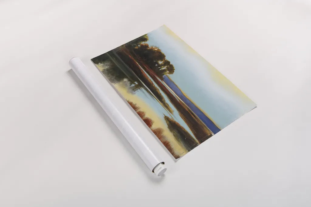 Twilight Crop by Julia Purinton. shown as a rolled paper print. Available as archival giclee rolled canvas, fine art paper, or poster print. SKU 19682i.