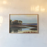 Twilight Crop by Julia Purinton. shown as a paper print in a natural frame. Available as a archival giclee rolled canvas, fine art paper, or poster print. SKU 19682i.