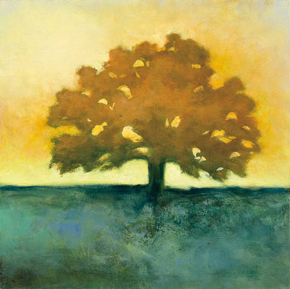 Under the Oak II by Julia Purinton. SKU 22000a. Archival Giclee Fine art print for wall decor.
