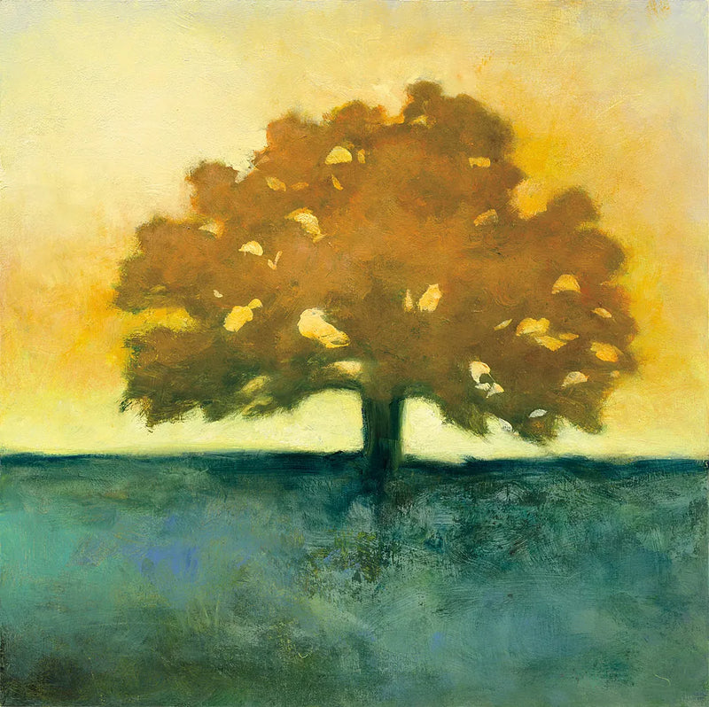 Under the Oak II by Julia Purinton. SKU 22000a. Archival Giclee Fine art print for wall decor.
