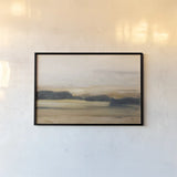 View From the Top Neutral by Julia Purinton. shown as a paper print in a black flame. Available as a archival giclee rolled canvas, fine art paper, or poster print. SKU 68942i.