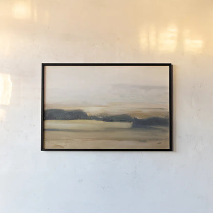 View From the Top Neutral by Julia Purinton. shown as a paper print in a black flame. Available as a archival giclee rolled canvas, fine art paper, or poster print. SKU 68942i.