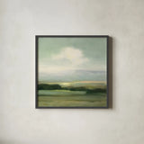 View from the Top by Julia Purinton. Shown in a sleek black glass frame for a contemporary gallery look. Available as an archival giclee rolled canvas, fine art paper, or poster print. SKU 68559a.