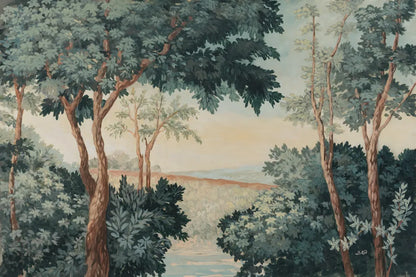 Vintage Grove by Julia Purinton. SKU 102422i. Archival Giclee Fine art print for wall decor.