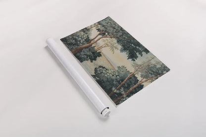 Vintage Grove by Julia Purinton. shown as a rolled paper print. Available as archival giclee rolled canvas, fine art paper, or poster print. SKU 102422i.