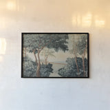 Vintage Grove by Julia Purinton. shown as a paper print in a black flame. Available as a archival giclee rolled canvas, fine art paper, or poster print. SKU 102422i.