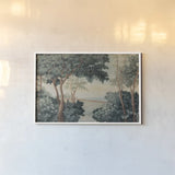 Vintage Grove by Julia Purinton. shown as a paper print in a white frame. Available as a archival giclee rolled canvas, fine art paper, or poster print. SKU 102422i.