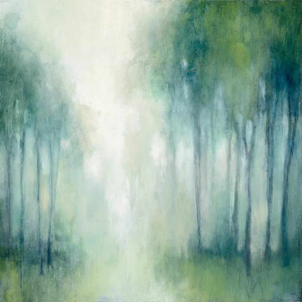 Walk in the Woods by Julia Purinton. SKU 30289a. Archival Giclee Fine art print for wall decor.