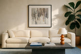 Warm Winter Light I by Julia Purinton. Displayed in a glass frame with matte in a clean modern living room. Available as an archival giclee rolled canvas, fine art paper, or poster print. SKU 30551a.